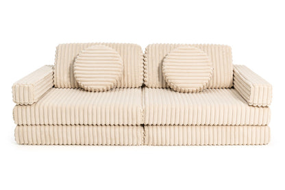 Betræk til Shappy Legesofa – Waffle – Cream Beige