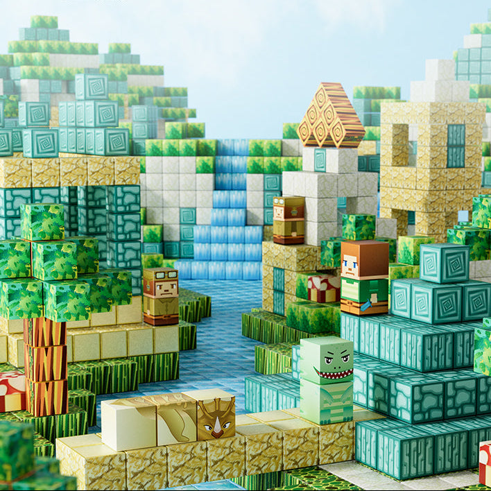 Dinosaur World - Klikklods - 100 stk.