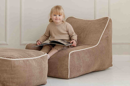 Kumo Børnestol – Corduroy – Chocolate