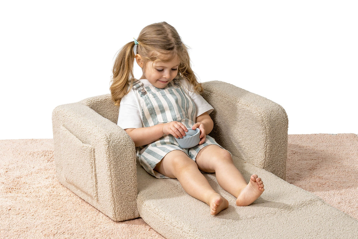 Lumi Børnestol – Teddy – Light Beige