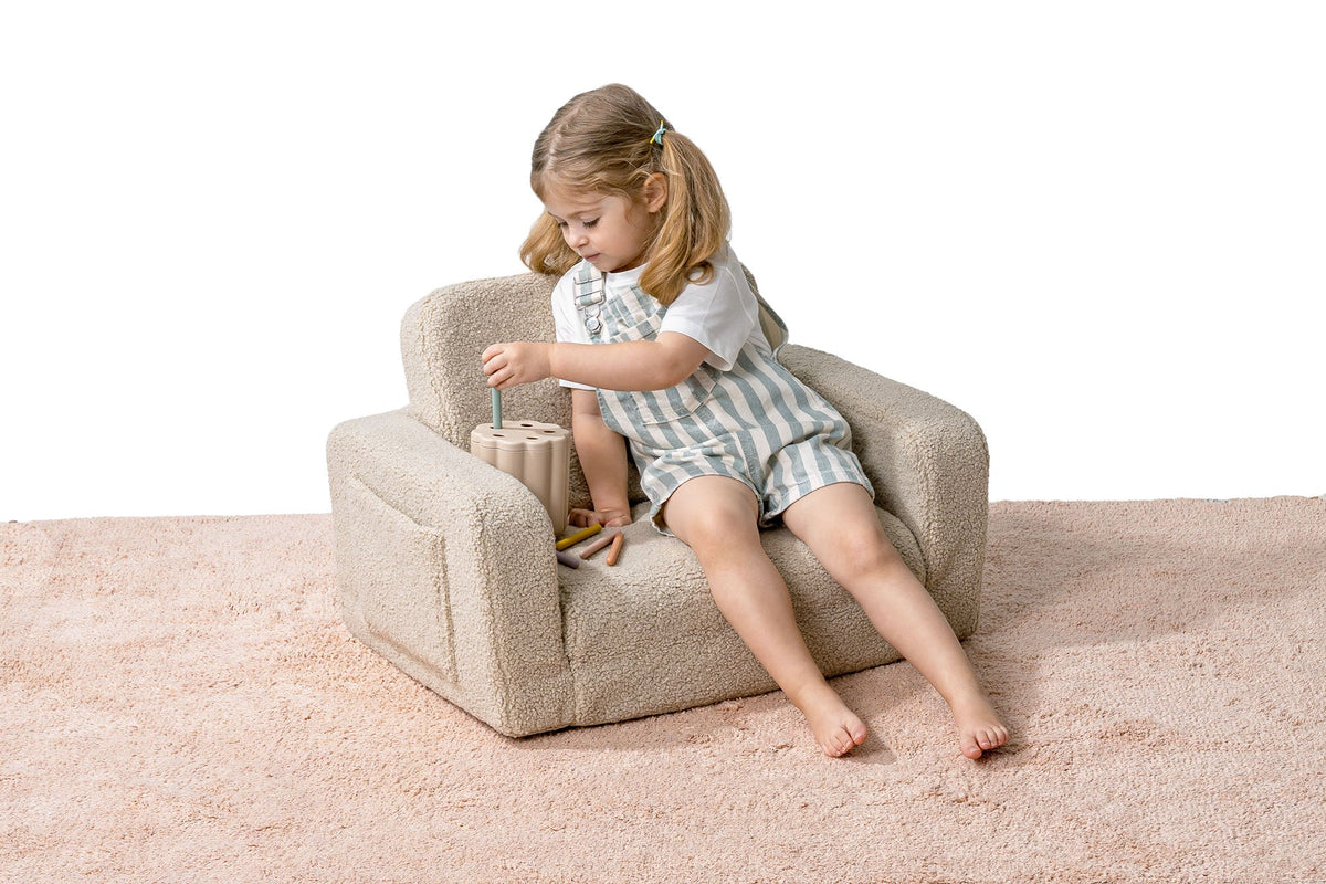 Lumi Børnestol – Teddy – Light Beige