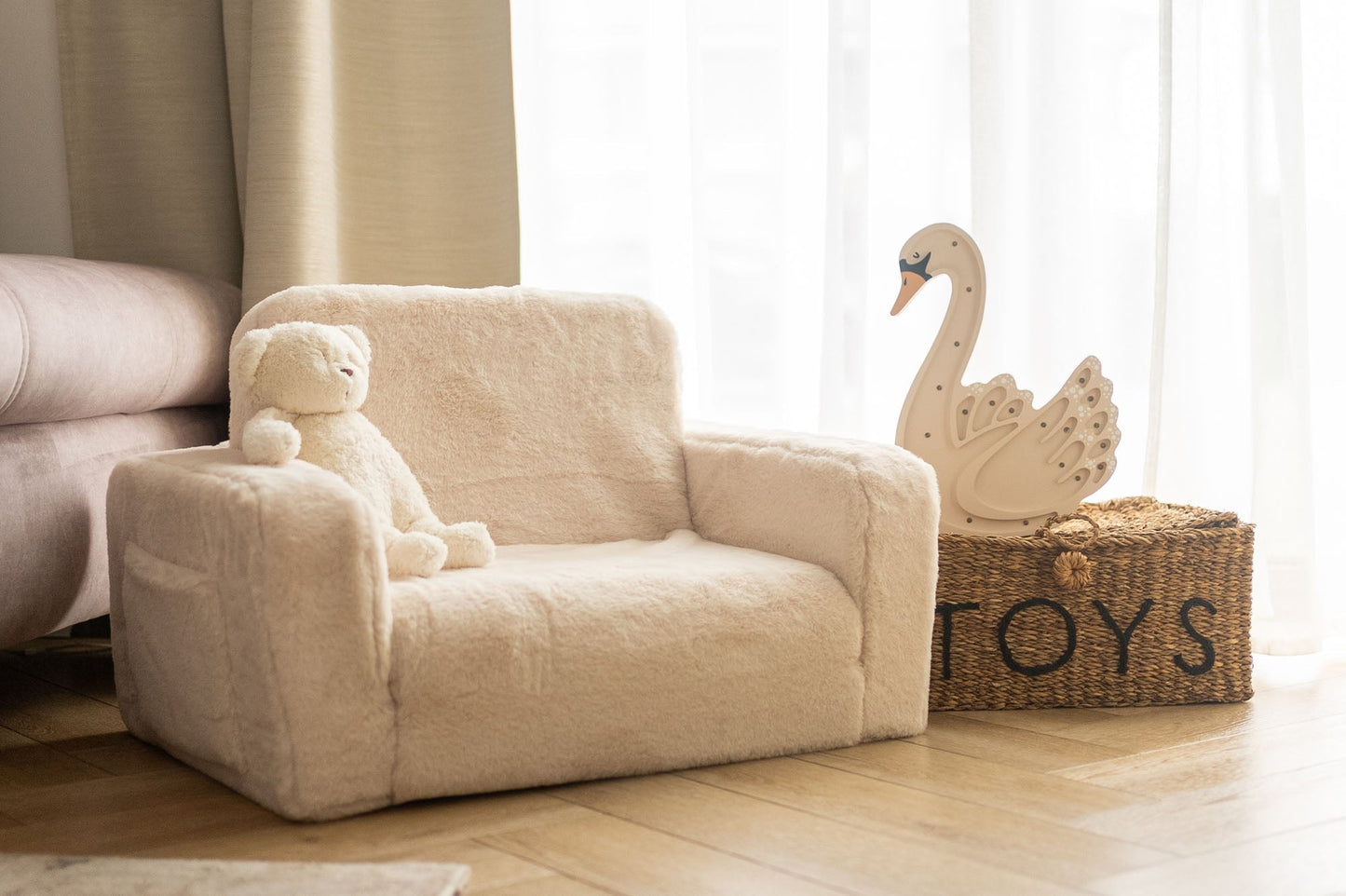Lumi Børnestol – Bunny – Cream