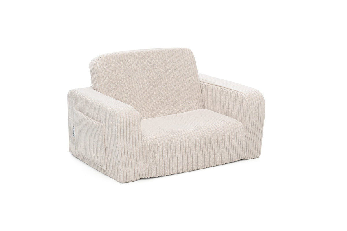 Lumi Børnestol – Corduroy – Vanilla