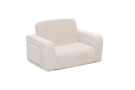 Lumi Børnestol – Corduroy – Vanilla