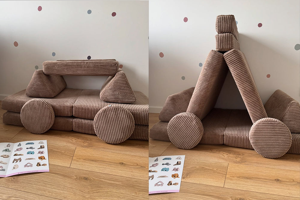 Shappy Legesofa Mini – Corduroy – Chocolate