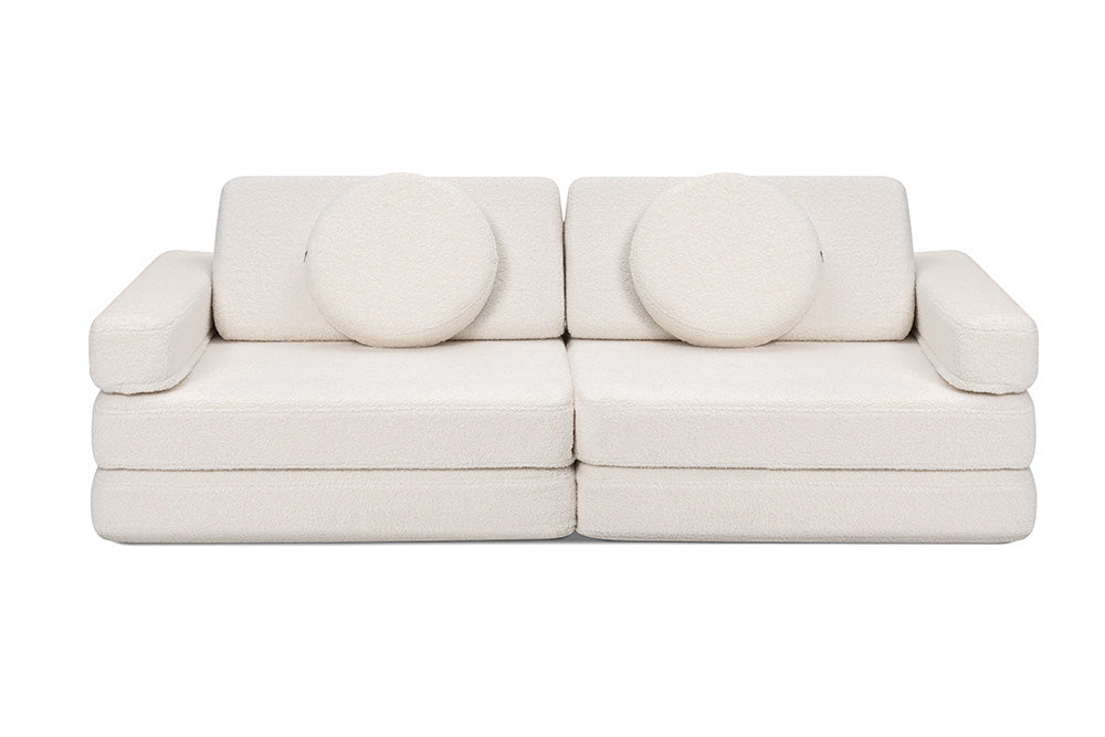 Betræk til Shappy Legesofa – Teddy – Cream White