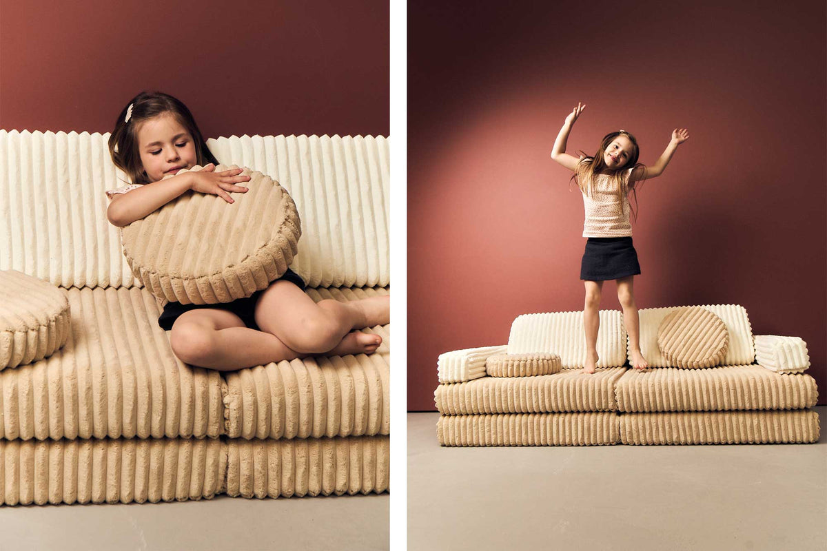 Shappy Legesofa – Waffle – Brown Sugar