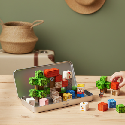 Magnetic Cube Travel Set – Lifestyle Hero